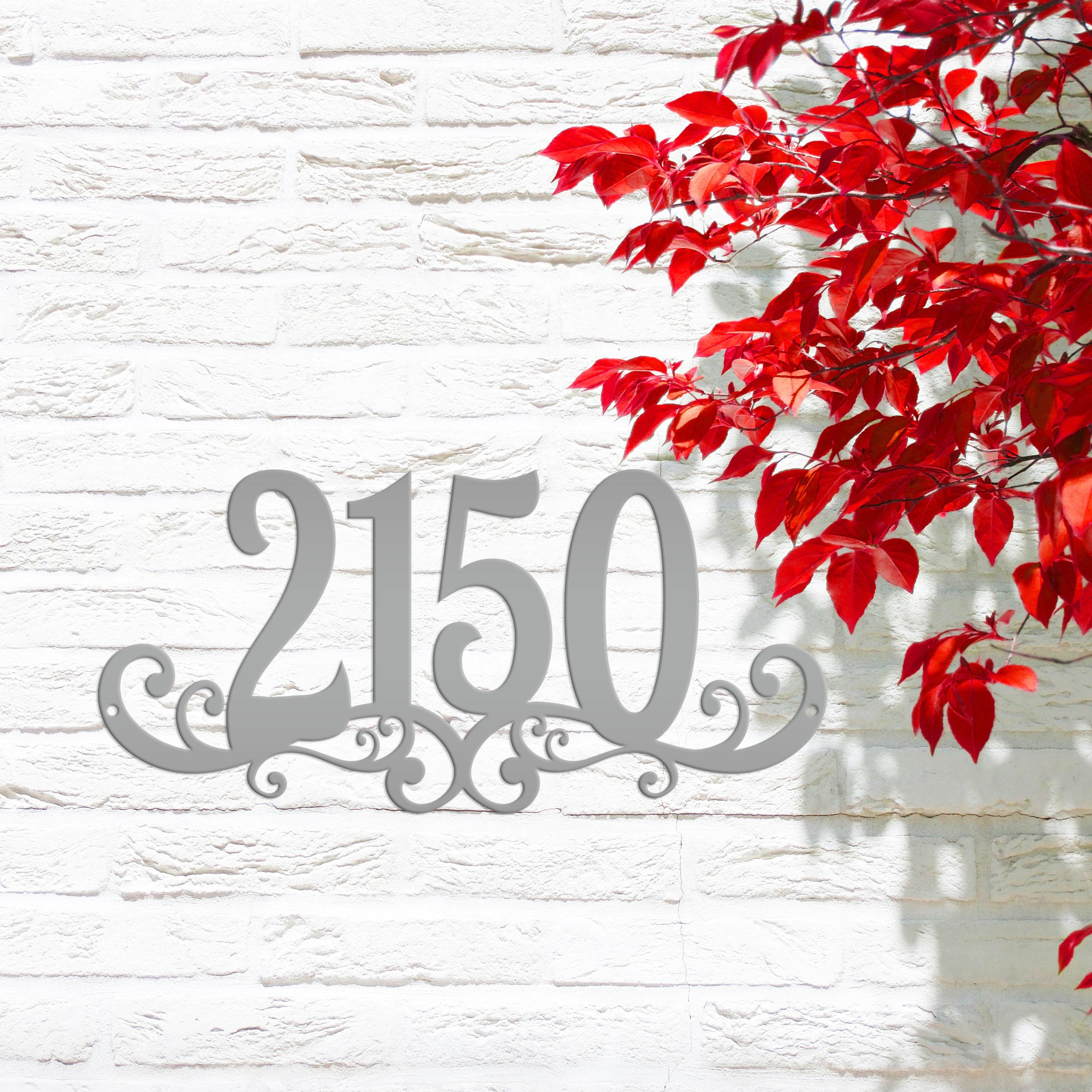 Address/number Decoration Metal House Numbers, Customized Address Sign, Decorative Mailbox Marker ...