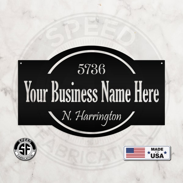 Outdoor Business Sign Etsy