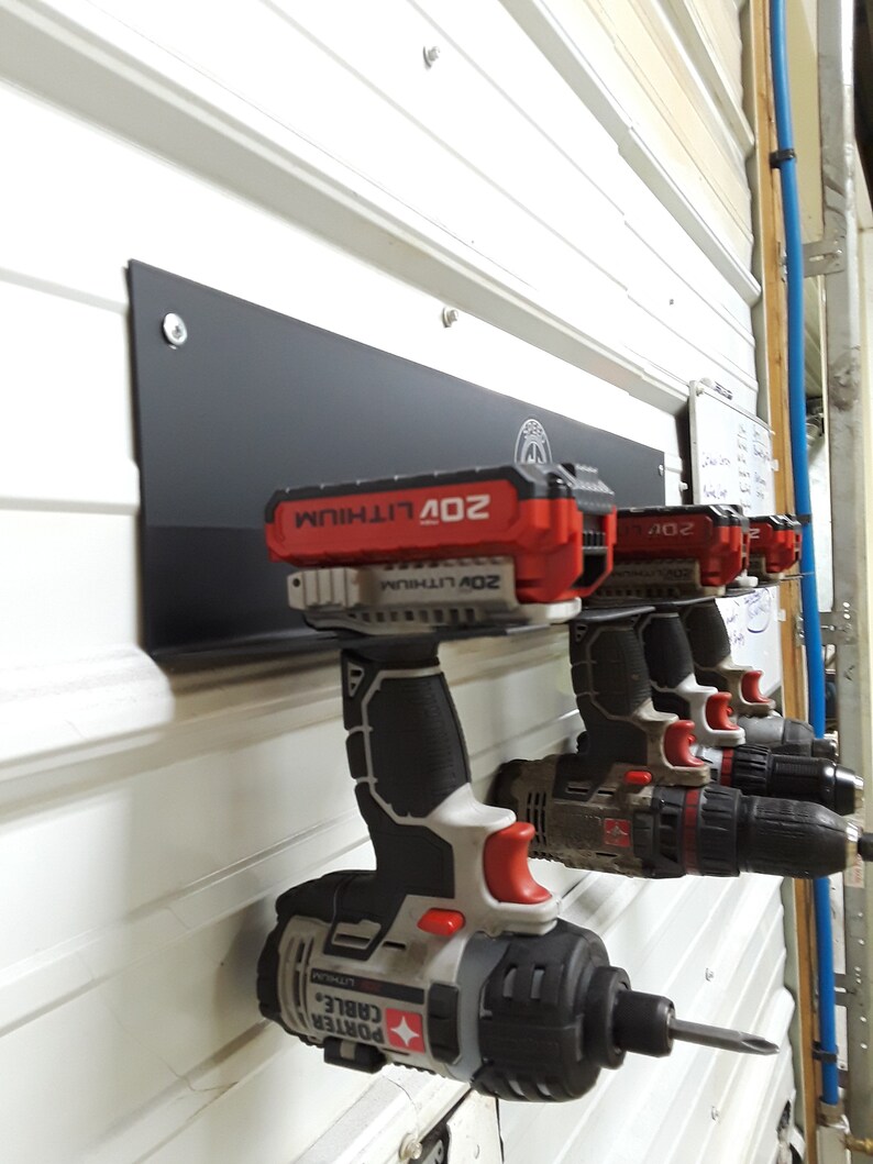 Cordless Drill Driver Organizer Hanging Mount Cordless Tool Etsy