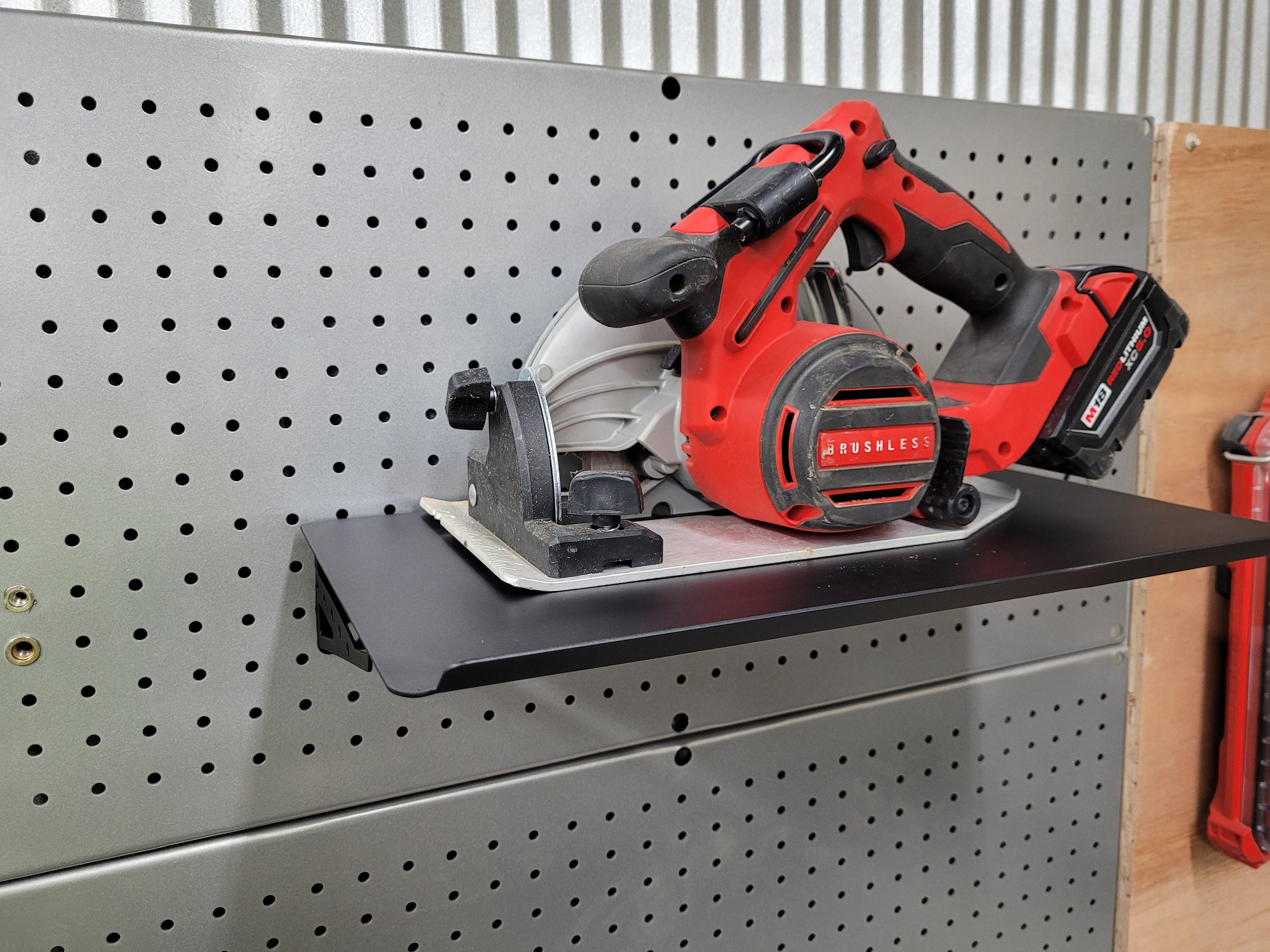 Saw Storage Shelf for Circular Saws Garage Organization Etsy