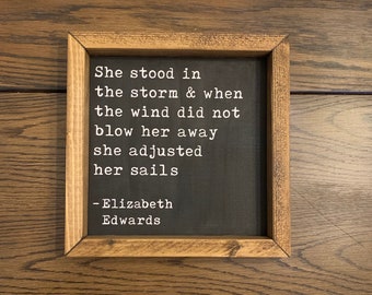 She Stood in the Storm & When the Wind Did Not Blow Her Way, She