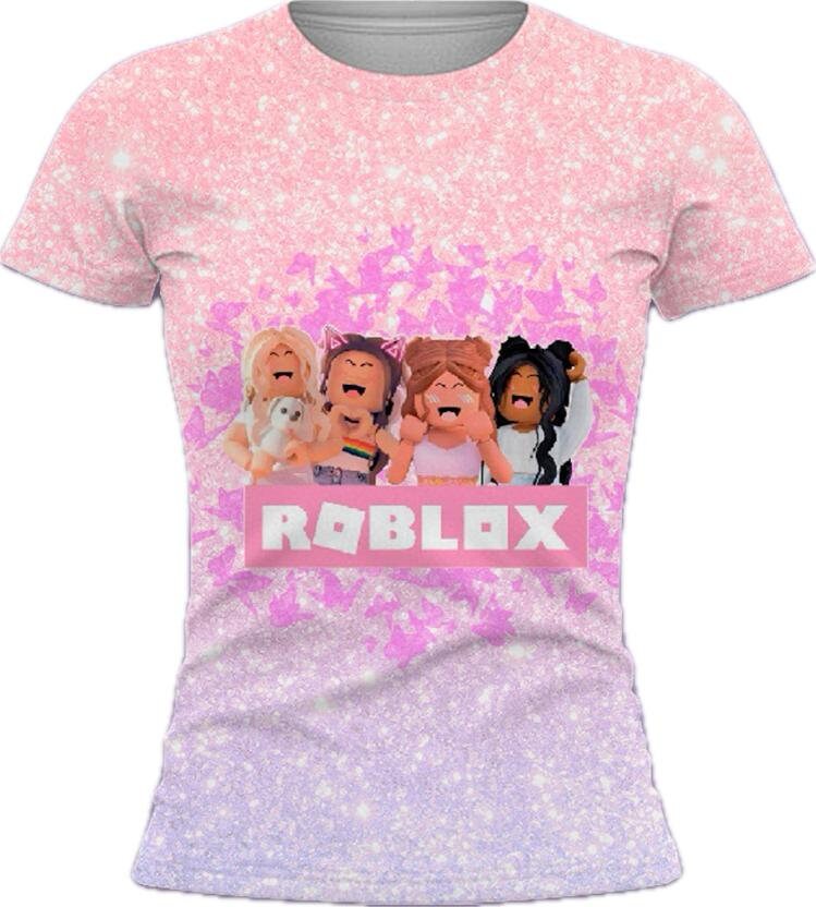 Purple girl T-shirt - Roblox