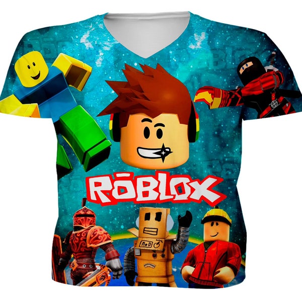 Roblox Inspired Print  Kids T-shirt, Birthday Shirt, Kids Birthday, Video game , gifts for kids, Gaming Shirt, Gamer gift, Best Gift.