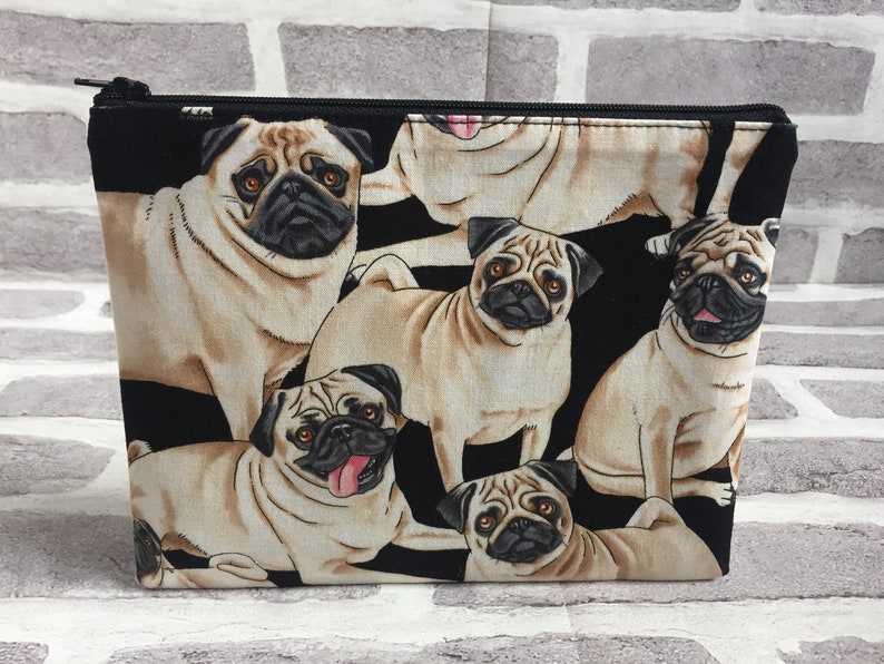 Pug Makeup Bag Pug Pencil Case Pug Cute Dog Pencil Case Etsy