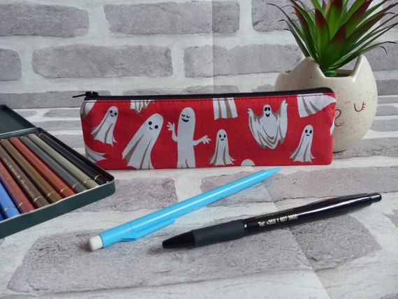 Ghost Compact Pencil Case, Compact Case , Halloween Gift