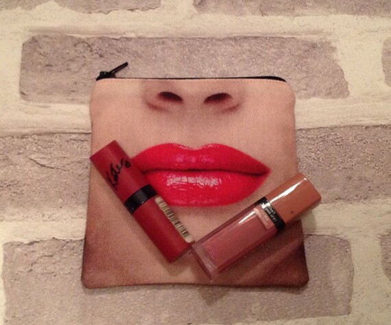 Pop Art Lips Coin Purse, Small Lipstick Pouch, Handbag Organiser, Gift for  Girlfriend, Makeup Pouch, Valentine Gift 