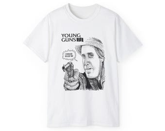 Billy the Kid/Young Guns - Black Flag parody shirt