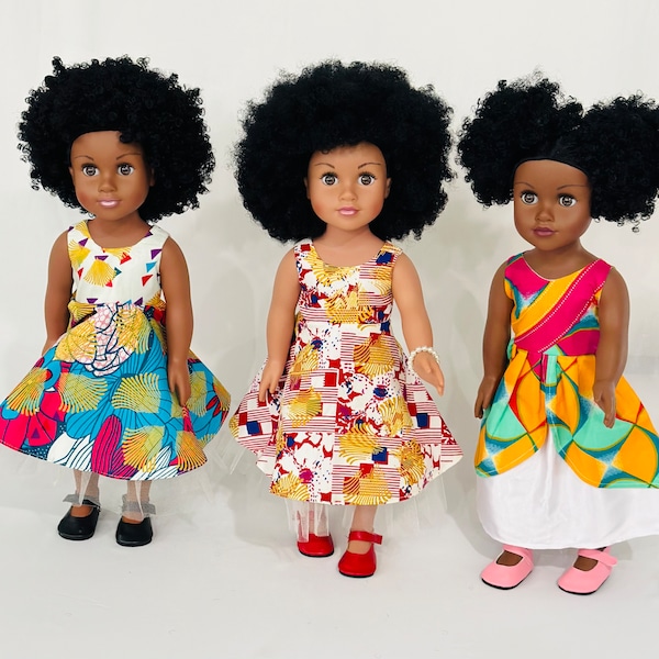 Black | African American Black Dolls, 18-inch Black Doll, Ages 3 and up NashElegance Dolls
