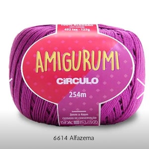 a) Amigurumi Mercerized Light Worsted Cotton (#3 weight)a