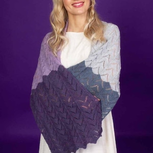 AVA WRAP knit pattern