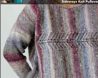 Sideways Knit Pullover
