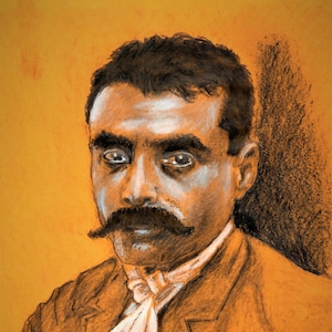 Zapata, Zapata Art Print, Emilian Zapata Art, Father Of Mexico, Zapata Wall Decor, Zapata Art, Mexican Hero, Mexican Art,Mexican Wall Decor
