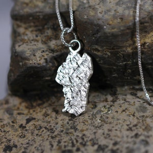 Sterling Silver Lake Tahoe Necklace- Hammered