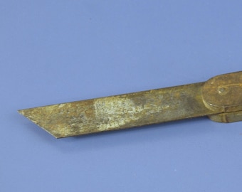 Antique Stanley Sliding Bevel - Early No.18 Model - Pat. July 14, 1908 Woodworking Contracting Tool - 9" Long - Good, Working Condition