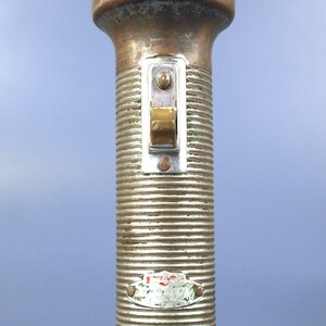 Vintage Rayovac Sportsman Premium Grade Chrome Plated Metal Taschenlampe in einwandfreiem Zustand