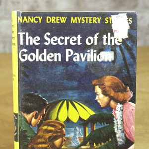 Vintage Nancy Drew Mystery Stories #36, &quot;The Secret of the Golden Pavilion&quot; by Carolyn Keene - Grosset & Dunlap, 1959 - HC, No DJ, VG