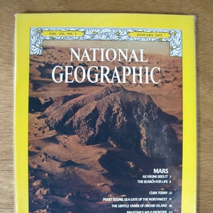 National Geographic Magazine in Schutzhülle - Januar 1977, Band 151, Nr. 1 - Sehr guter Zustand