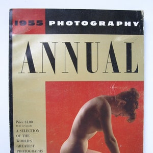 Revista vintage &quot;Anuario de Fotografía, 1955&quot; de los editores de Popular Photography Magazine - Ziff-Davis Pub. Co., Editorial - Muy buen estado