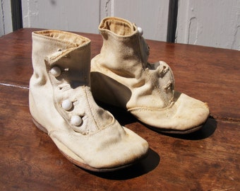 Antique Child Shoes Etsy
