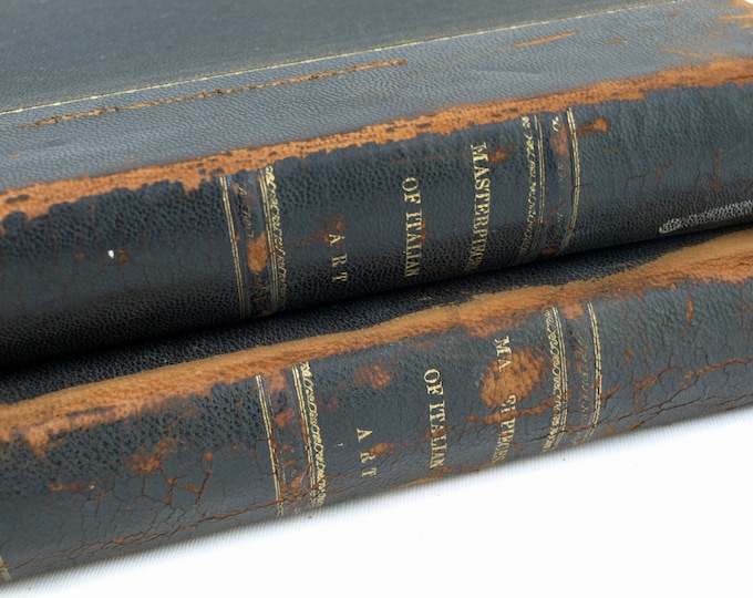 Masterpieces of Italian Art, Antique Book Set in 2 Volumes by Charles ...