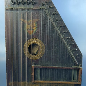Antique Lap Harp - Etsy