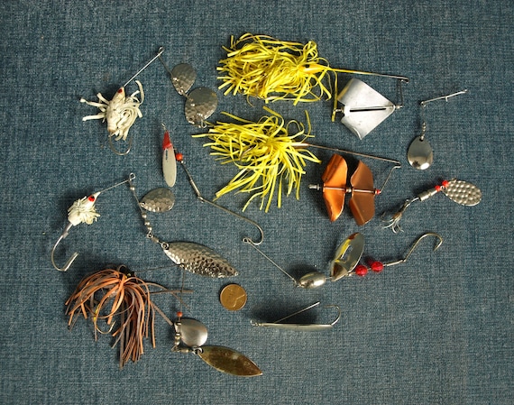 10 Vintage Spinner Lures