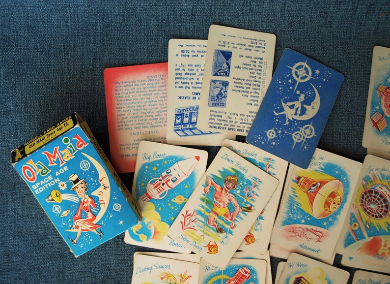 Vintage 1960 Children s Classic Card Games By Russell In Etsy