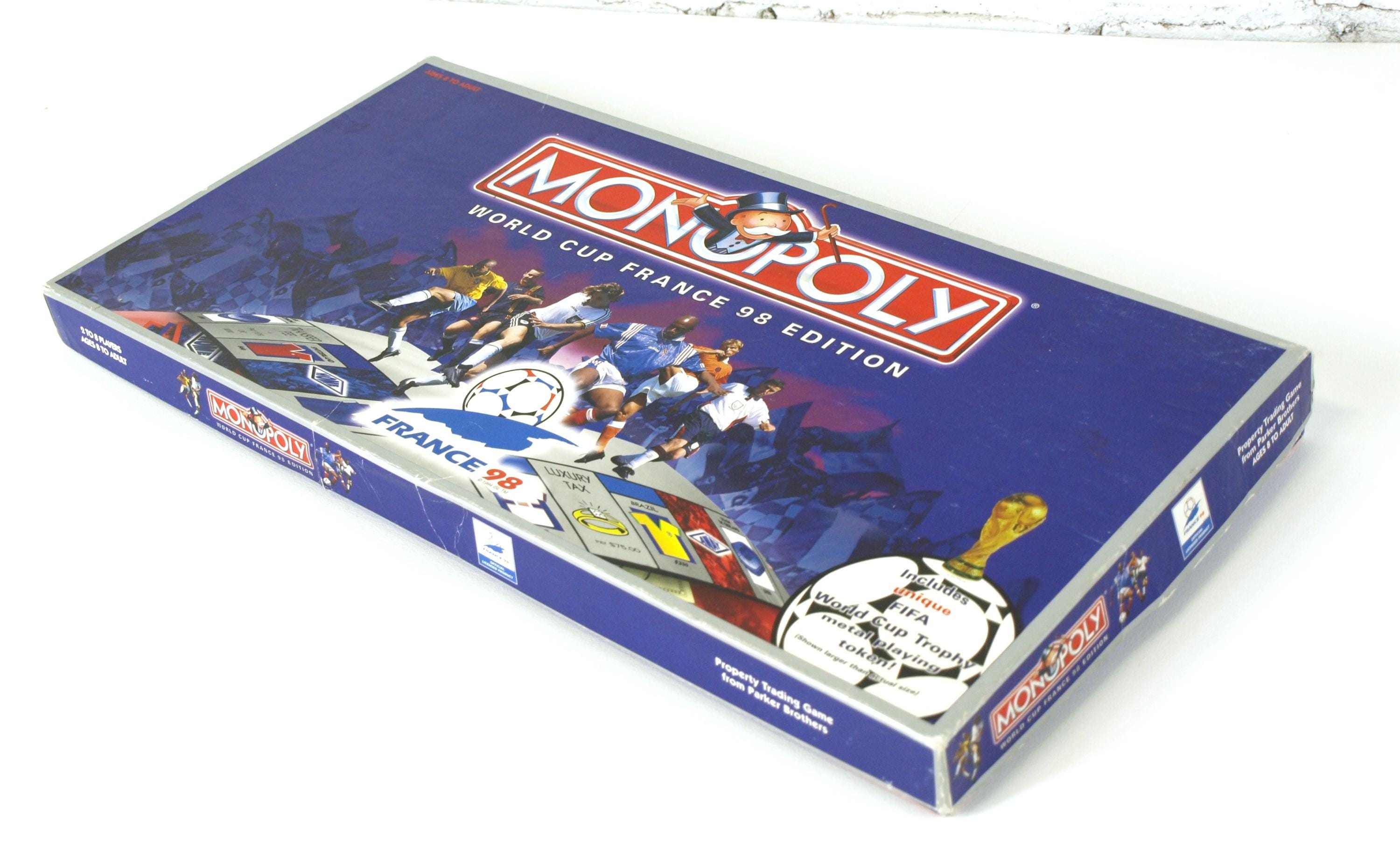 Vintage Monopoly, World Cup France 98 Edition in Original Box