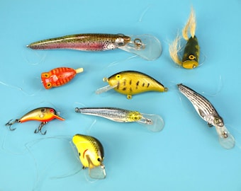 Leurre De Pêche Vintage Bagleys DB-3 – Manivelle Plongée Profonde, Bois, Rare