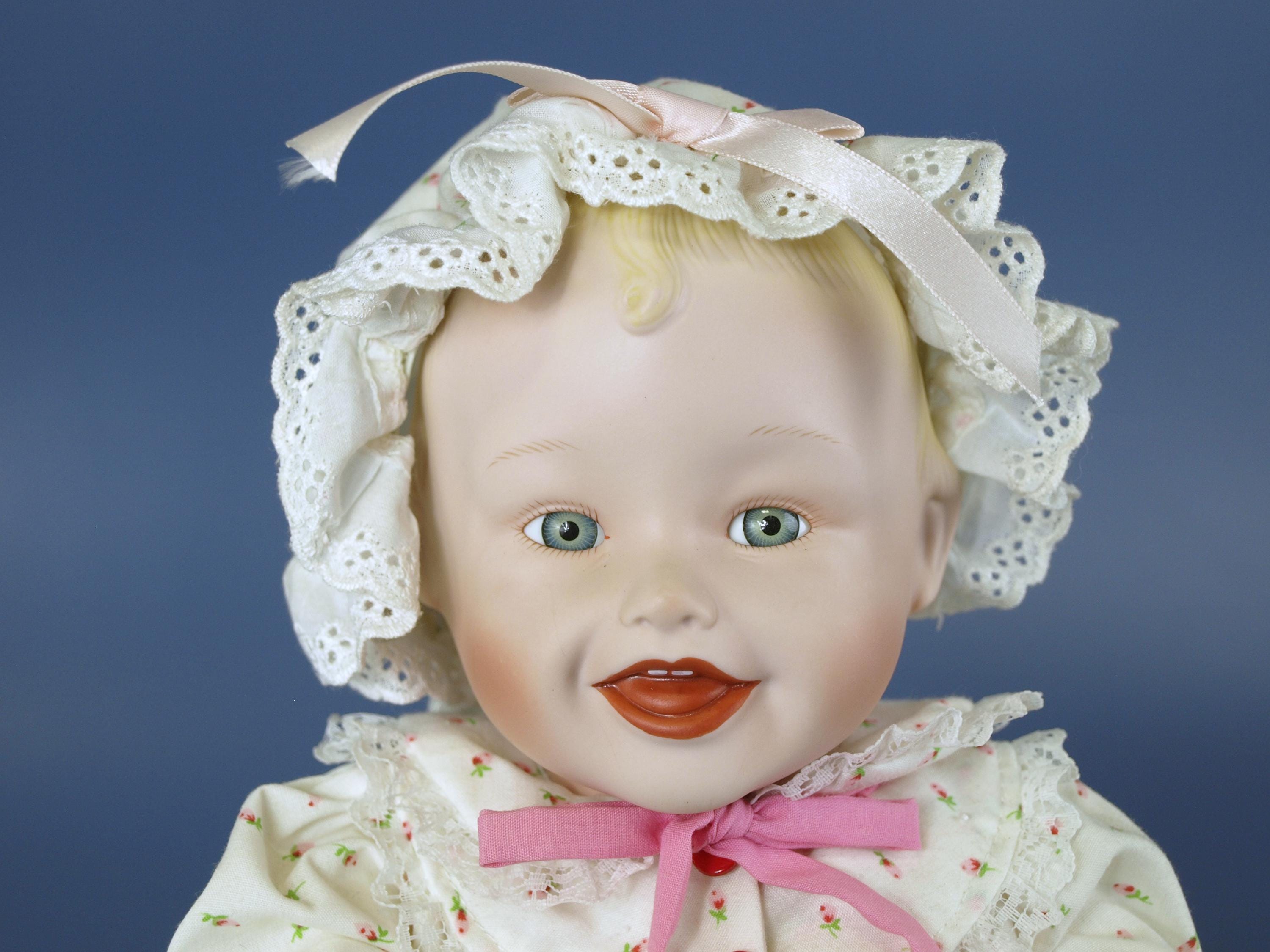 Vintage Sarah Porcelain Doll by Yolanda Bello - Edwin Knowles