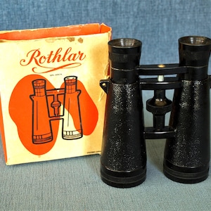 Vintage Rothlar Western Germany Toy Binoculars with Box - Very Rare