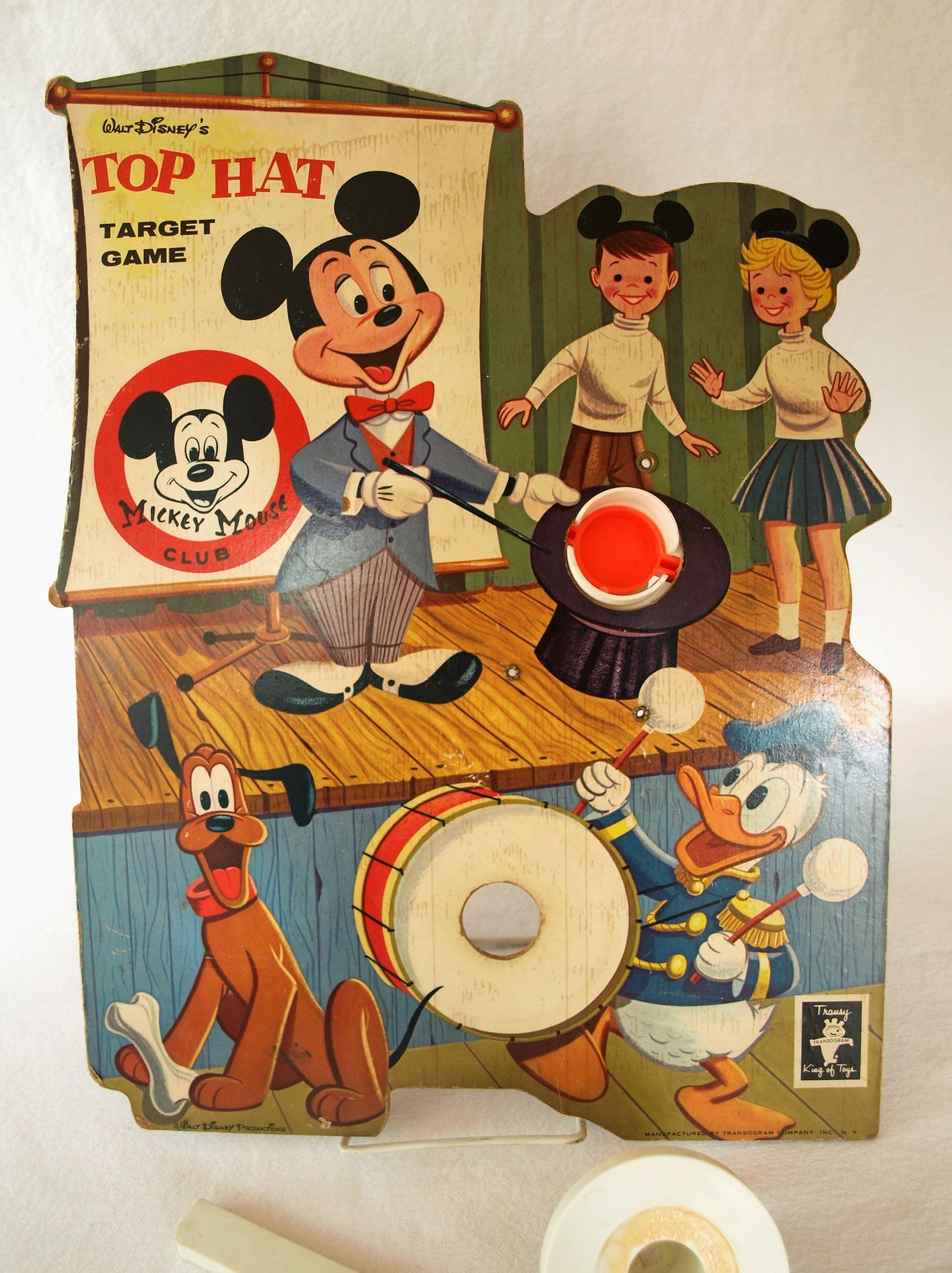 Walt Disneys Mickey Mouse Club Top Hat Target Game by Transy - Etsy