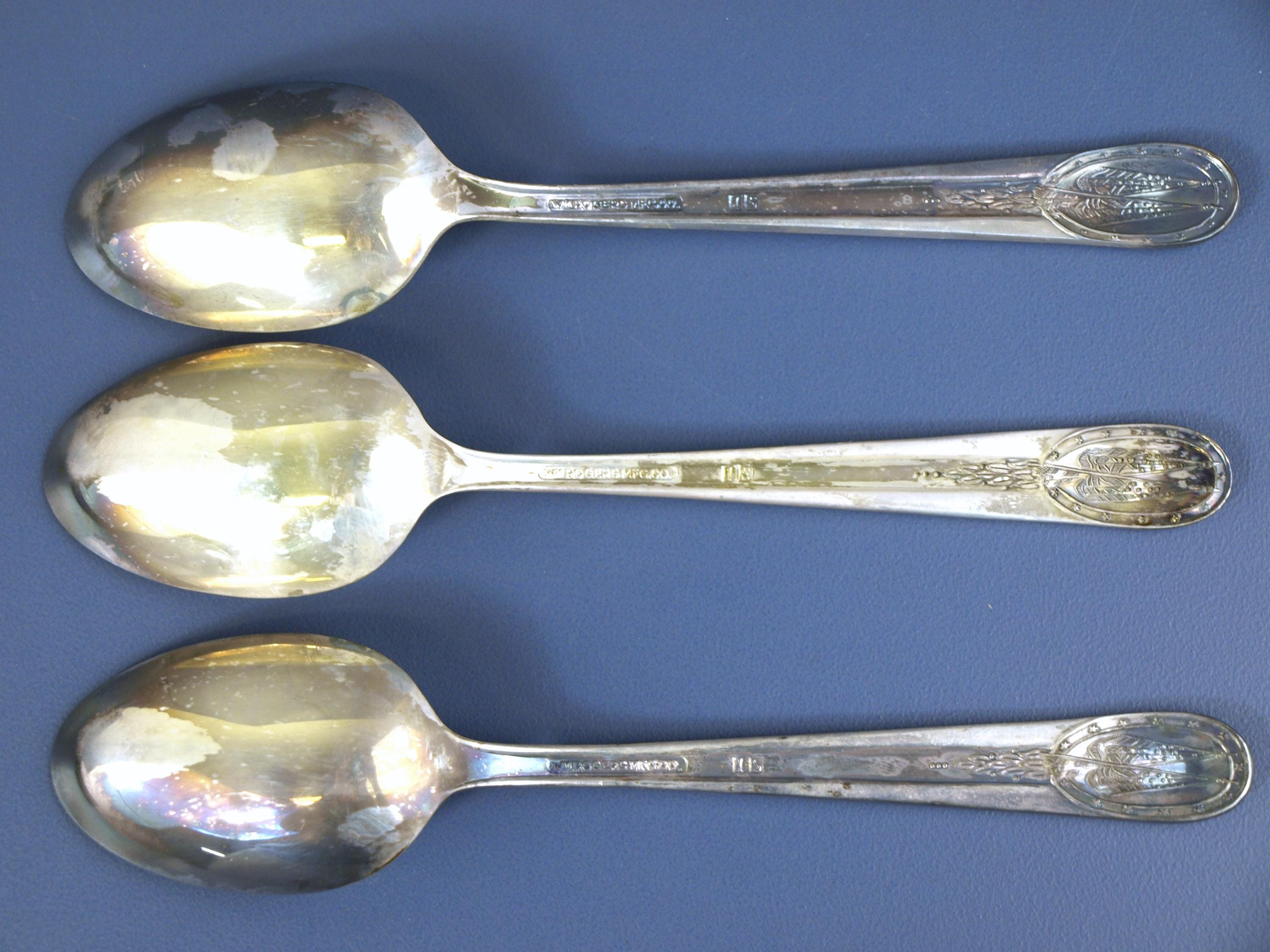 Vintage WM Rodgers Silverplate American Presidents Collector Spoon