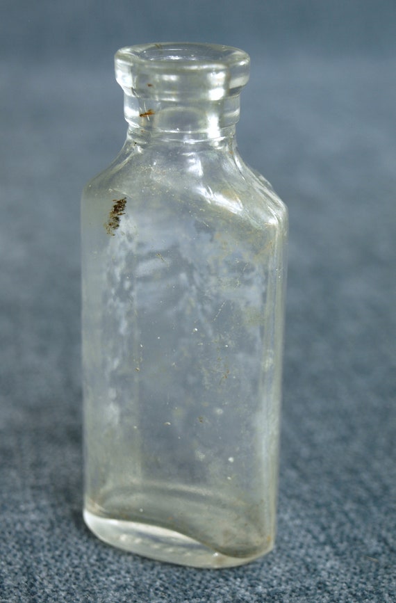 Vintage OWENS 3i Fluted Embossed Glass Bottle Clear Etsy