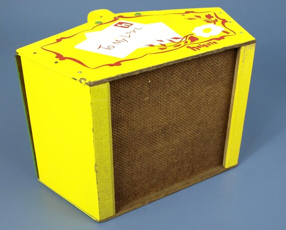 Vintage Holgate Toys Wooden Shape Sorting Basket - Early Learning