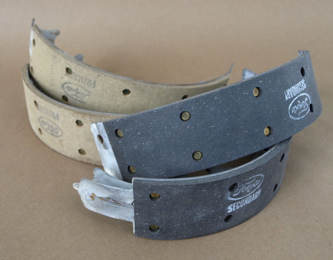 1949 1959 Ford Brake Shoes Linings A9A2001A NOS 10 X 2 1/4 Front