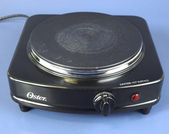 Oster Single Burner Hot Plate (Model CKSTSB100) - Works