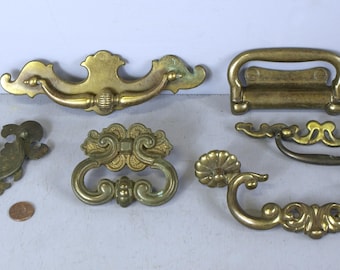 Vintage Drop Handle Drawer / Cabinet Pulls - Victorian and Chippendale Style - Sold Separately