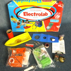 Electrolab by Minilabs Science and Technology 1975 Vintage Electronic Science Kit No. 312 - Complete plus extras