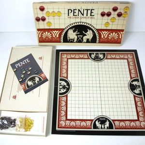 Vintage pentebordspel van Parker Brothers - circa 1984 - goede + staat