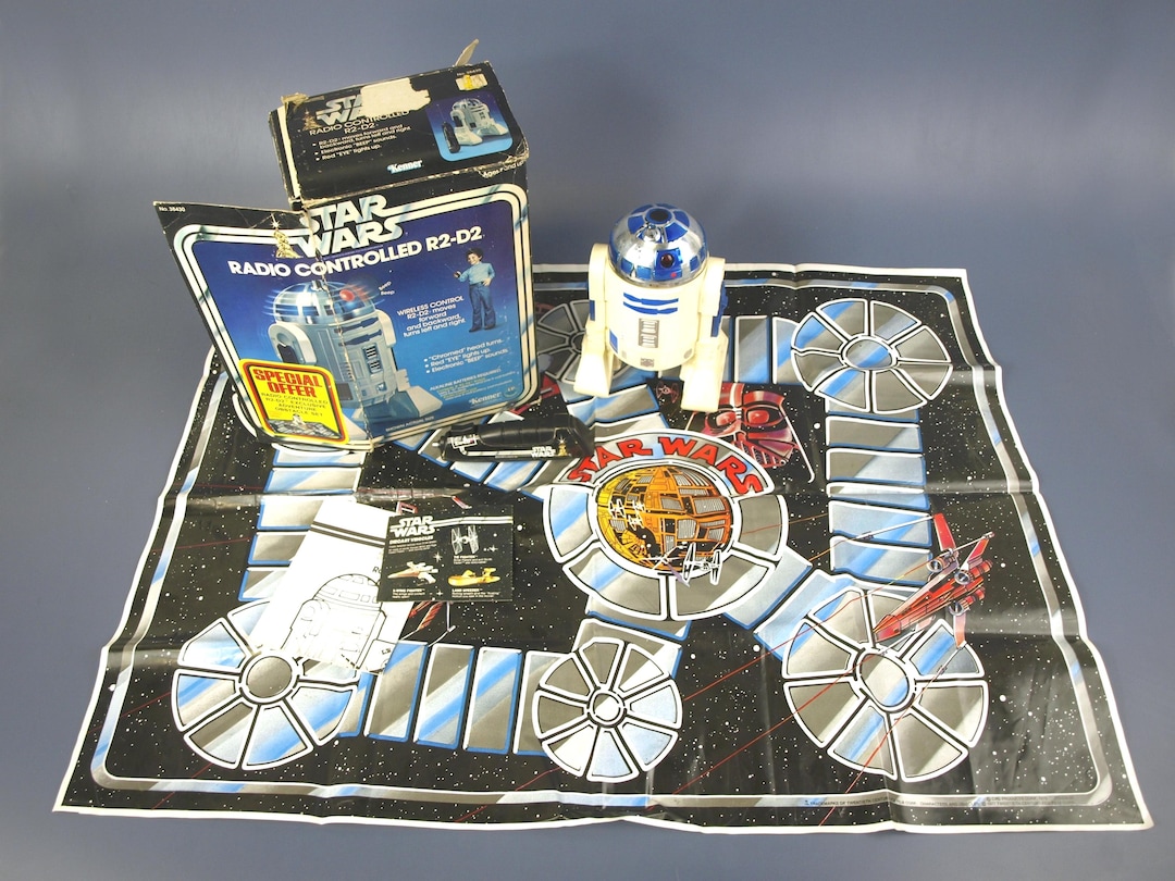 Vintage 1978 Kenner Star Wars Radio Controlled R2-D2 W Box & Rare