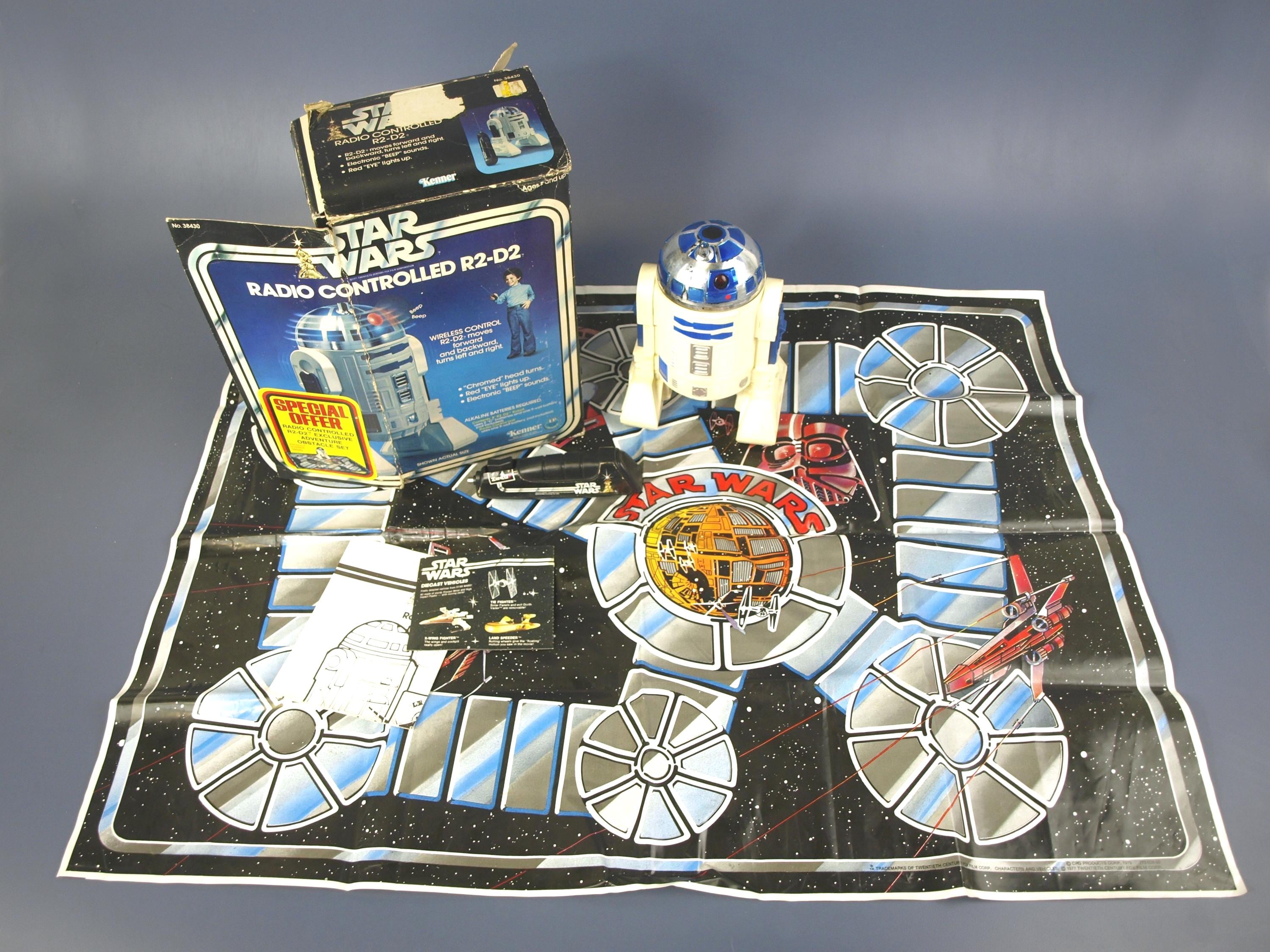 Vintage 1978 Kenner Star Wars Radio Controlled R2-D2 W Box & Rare