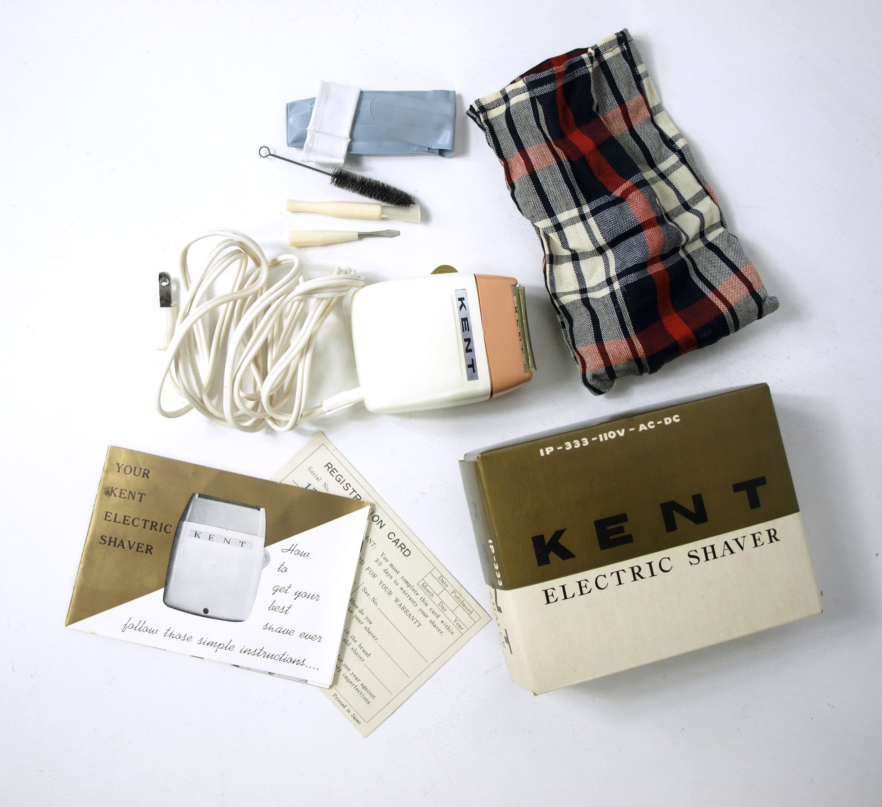 Rare Vintage 1950's Men's Kent Pink Electric Shaver No IP-333 Made in ...