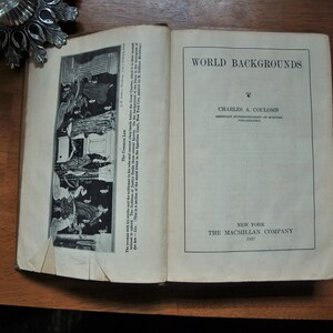 World Backgrounds by Charles A. Coulomb MacMillan Company 1937 Book image 4