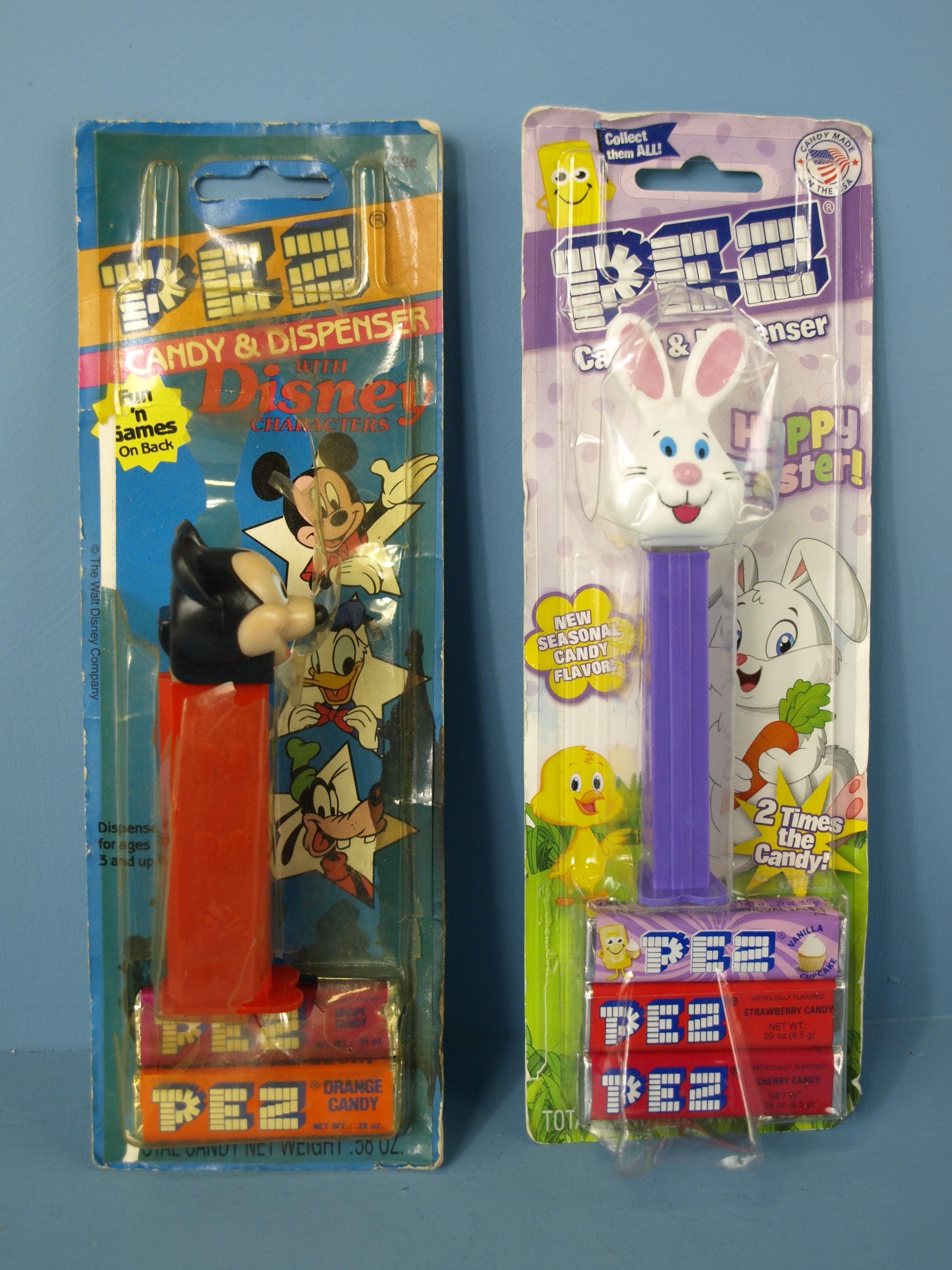 Vintage PEZ Dispenser Lot, Some W/ Original Packaging - Mickey