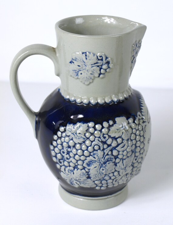 Vintage German Stoneware Pitcher, Marzi & Remy Circa 1960's