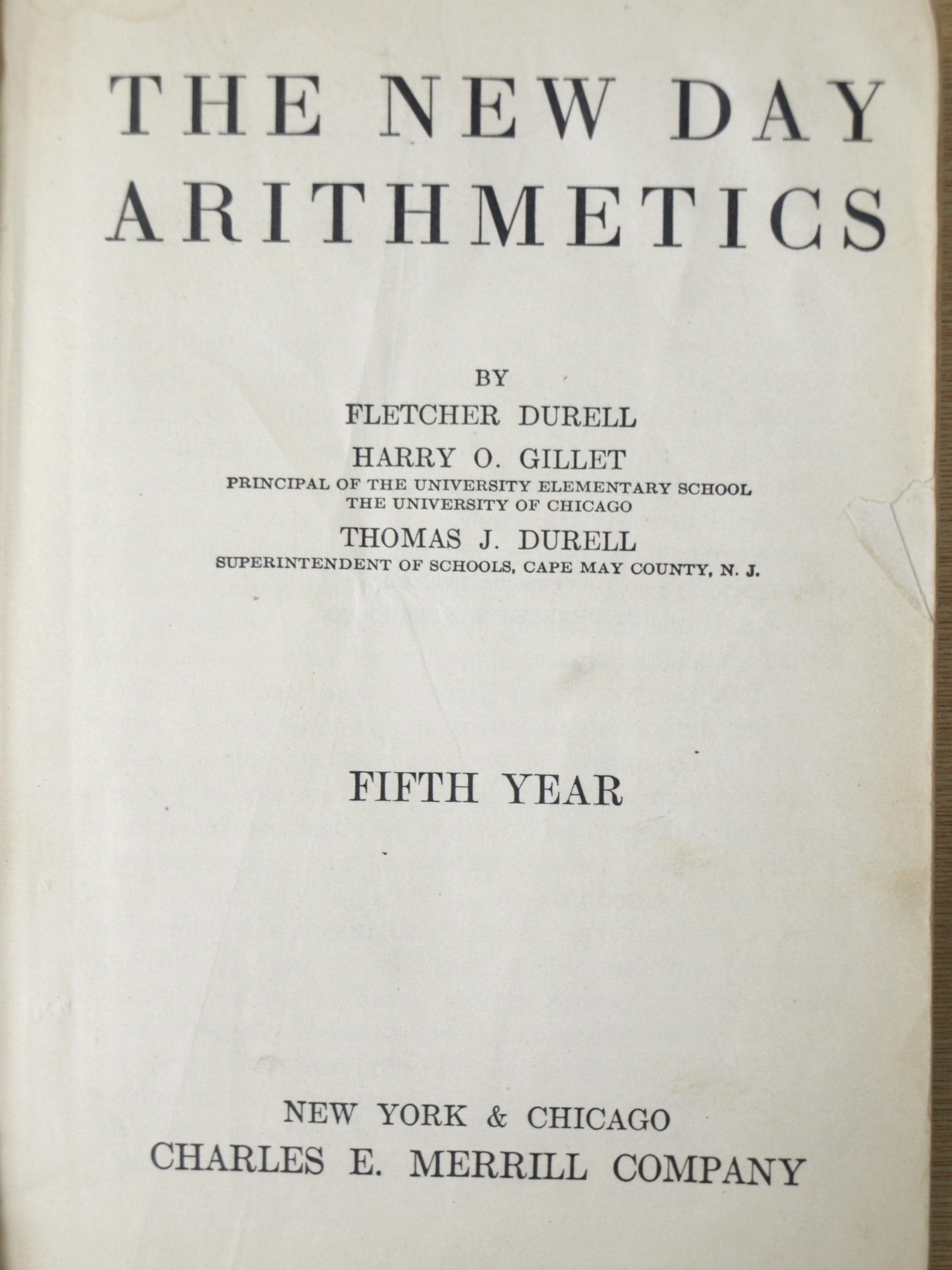 Old Math Scripts Antique / Vintage Mathematics Textbooks for Elementary School Students ...