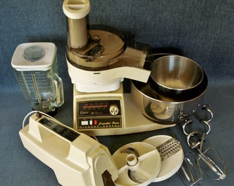 Vintage Oster Regency Kitchen Center Stand Mixer, Food Processor
