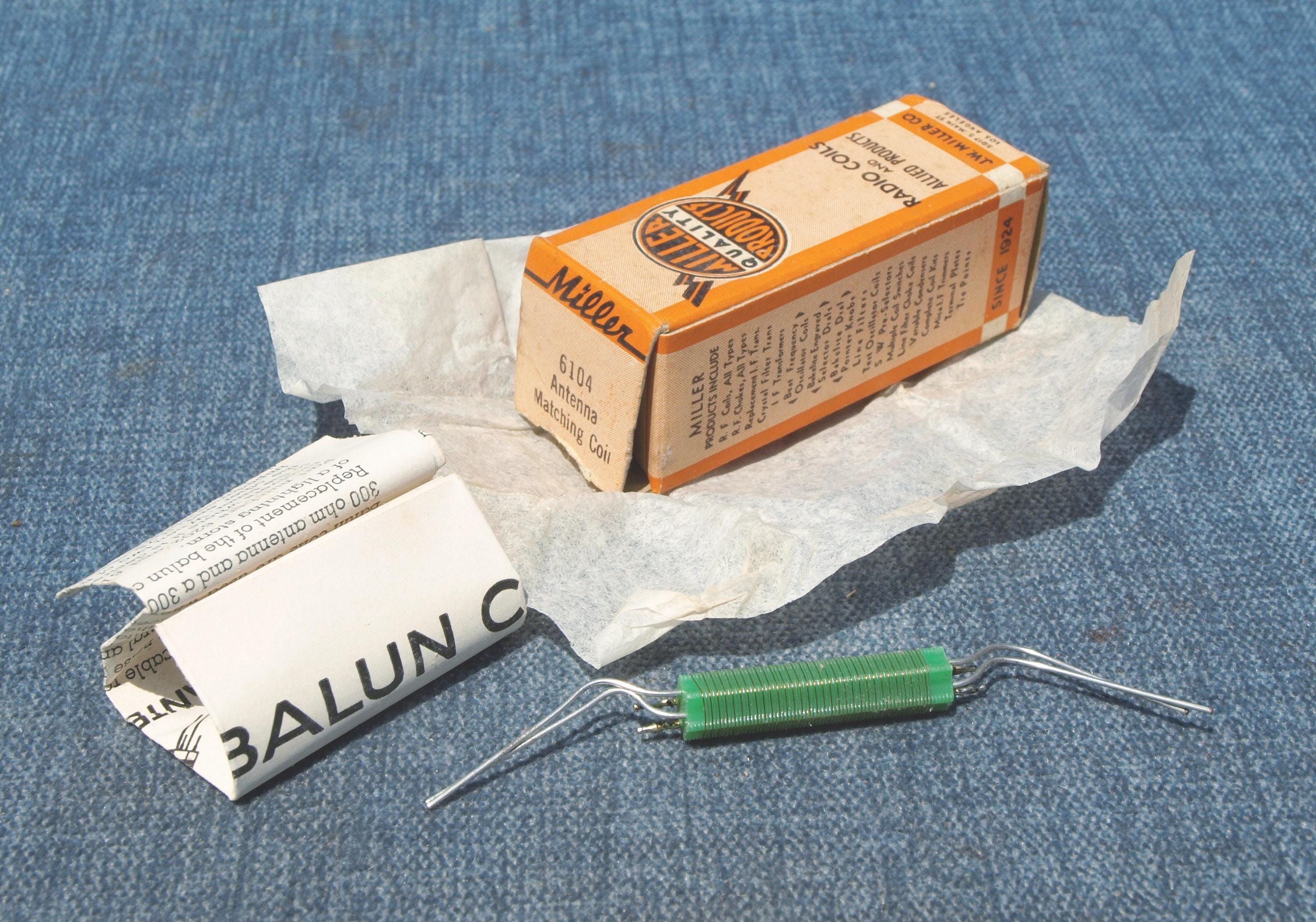 Vintage Miller Quality Products Radio Coils and Allied Products Antenna Matching Coil No. 6104