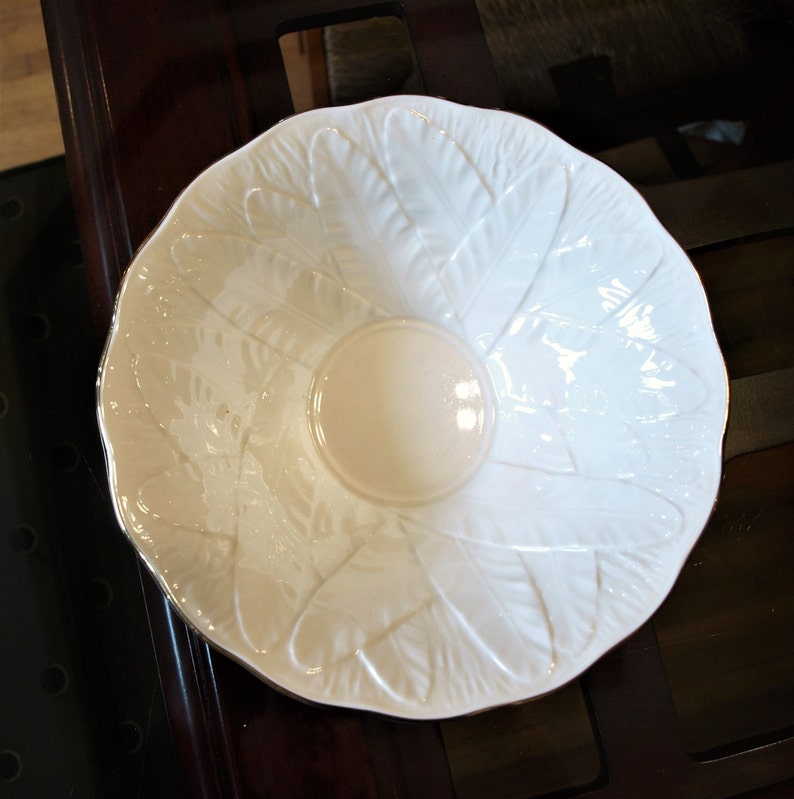 Royal Worcester Fine Bone China Fern Leaf 8 Round Vegetable Bowl